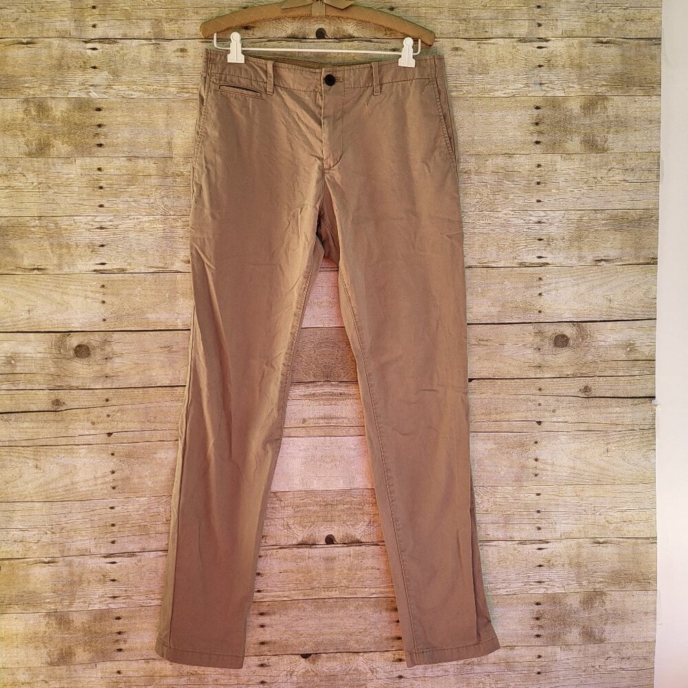 Men's Gap 'The Lived-In Skinny ' Khaki/Tan Pants 32W/32L